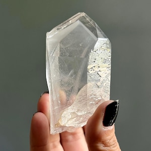 Dow White Phantom Lemurian Quartz Master Crystal | Record Keepers + Rare Key | Star Marks + Ancient Codes | Private Mine, Brazil