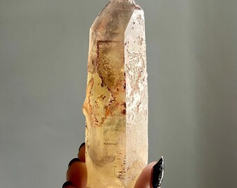 Elestial Pink Lithium Citrine Lemurian Phantom Quartz Record Keeper | New Find | Blood Citrine Crystal + Inner Child Manifestation