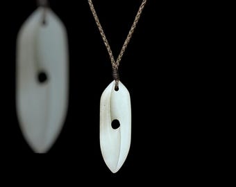 Siberian Nephrite Infinity Pendant