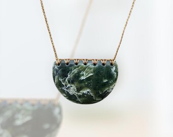Large Pounamu Breastplate Pendant