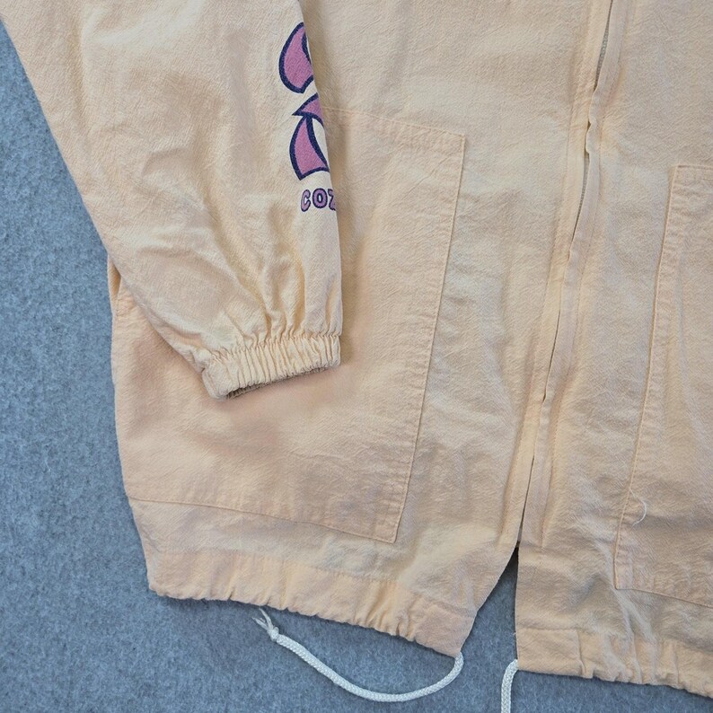 Ron Jon Surf Shop Hoodie Womens 2XL Orange Full Zip Lightweight Hooded Pockets image 9