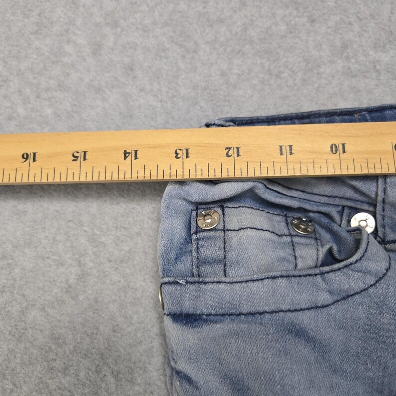 True Religion Geno Relaxed Slim Jeans Boys 12 Blue Distressed Denim Youth Pants zdjęcie 12