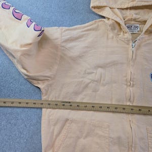 Ron Jon Surf Shop Hoodie Womens 2XL Orange Full Zip Lightweight Hooded Pockets image 13