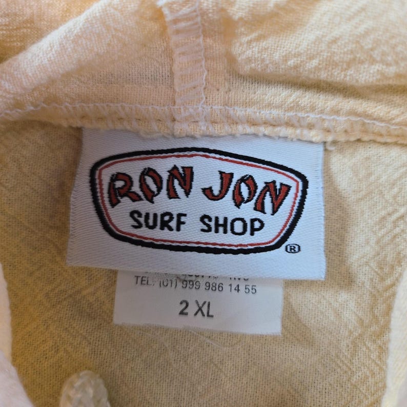 Ron Jon Surf Shop Hoodie Womens 2XL Orange Full Zip Lightweight Hooded Pockets image 10