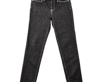 Lauren Ralph Lauren Jeans Womens 4 Black Premier Skinny Ankle Charcoal 27x27.5