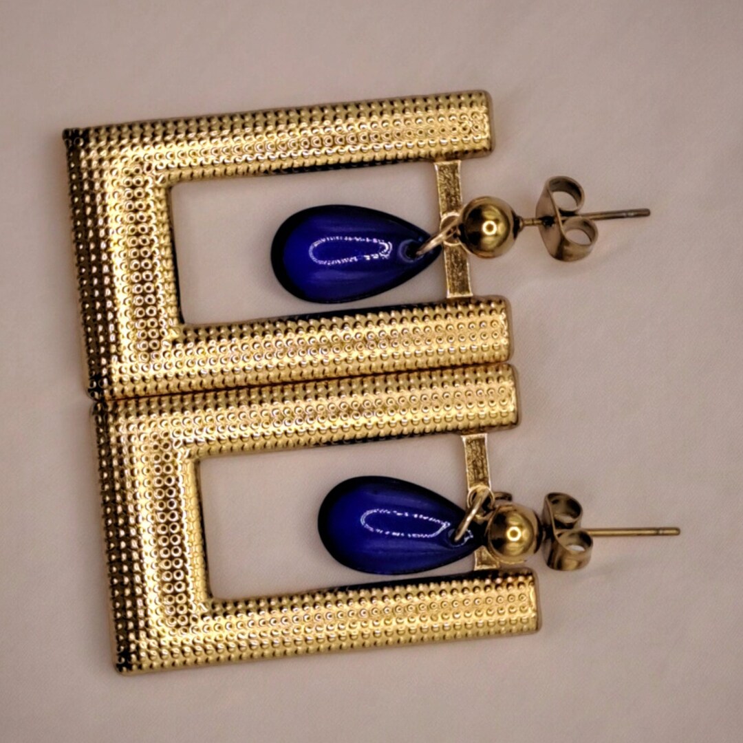 Boucles d'Oreilles RINGU – Acier Inoxydable Doré
