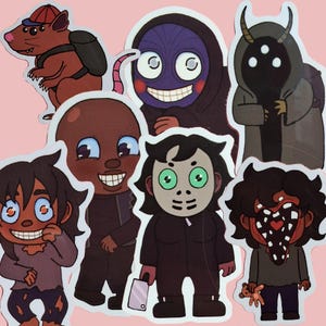 Look Outside Companions Chibi 2.5in Vinyl Stickers