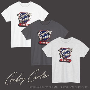 カウボーイカーター ロデオクルー ユニセックス コットンTシャツ