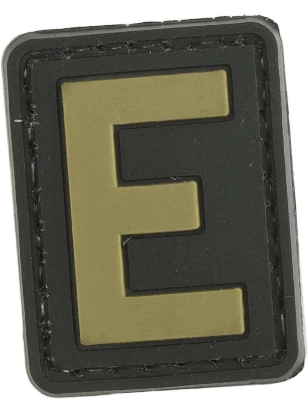 Pvc Patch Letters Patchmate Tactical PVC Rubber Letter Patch - Letter ‘E’ - 1.3x1 Inch ...