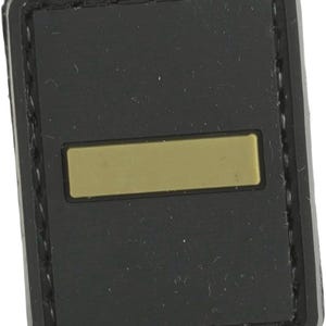 Patchmate Tactical PVC Rubber Letter Patch - Symbol ‘-’ - 1.3x1 Inch Tactical Hook & Loop Backed Patch