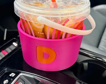 Car Cup holder adapter for Dunkin Bucket