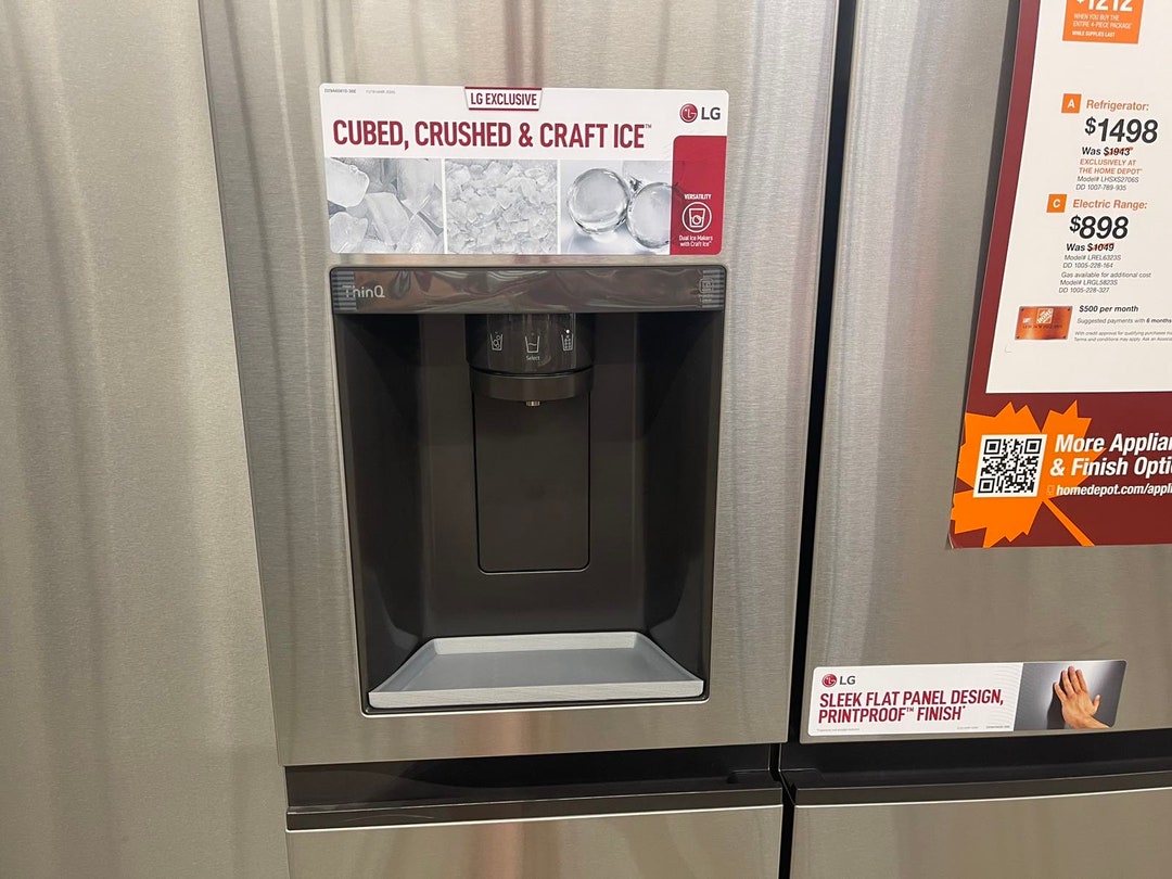 LG Refrigerator Drip Tray for External Ice and Water Dispenser model 2