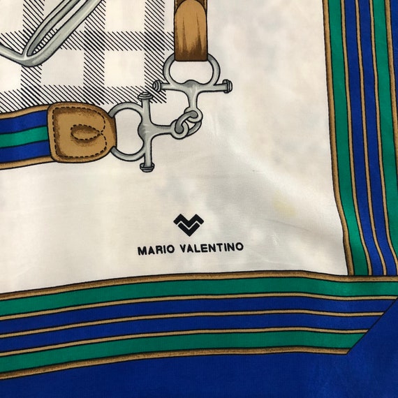 Vintage Mario Valentino Silk Scarf ,  Silk Shawl,… - image 3