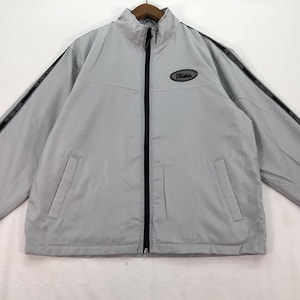 Vintage First Down Usa Windbreaker Outdoor Zipper Jacket Sportswear Men Women Size M