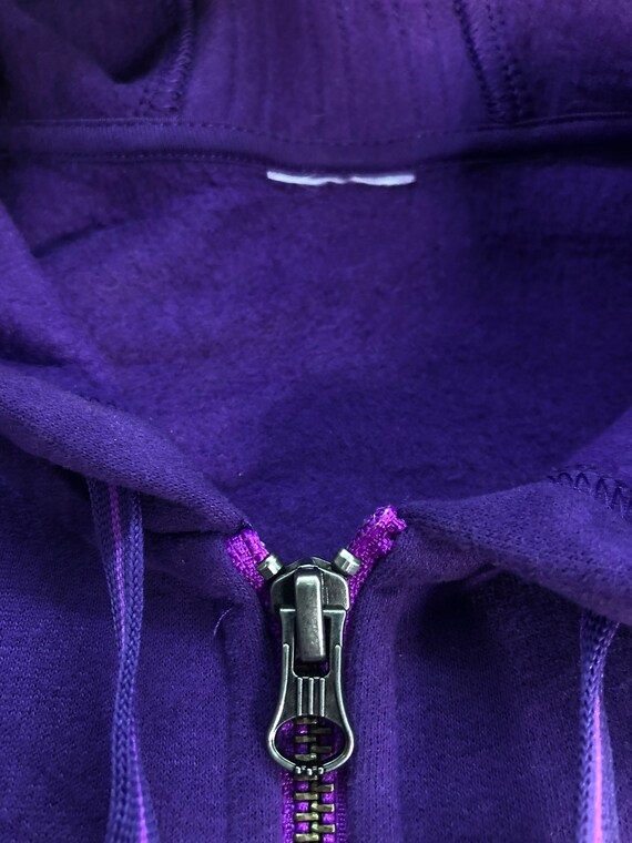 Vintage Adidas Purple  Zipper Hoodie Sweater Mult… - image 4