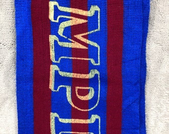 Barcelona FAN football vintage scarf Champions League 2006