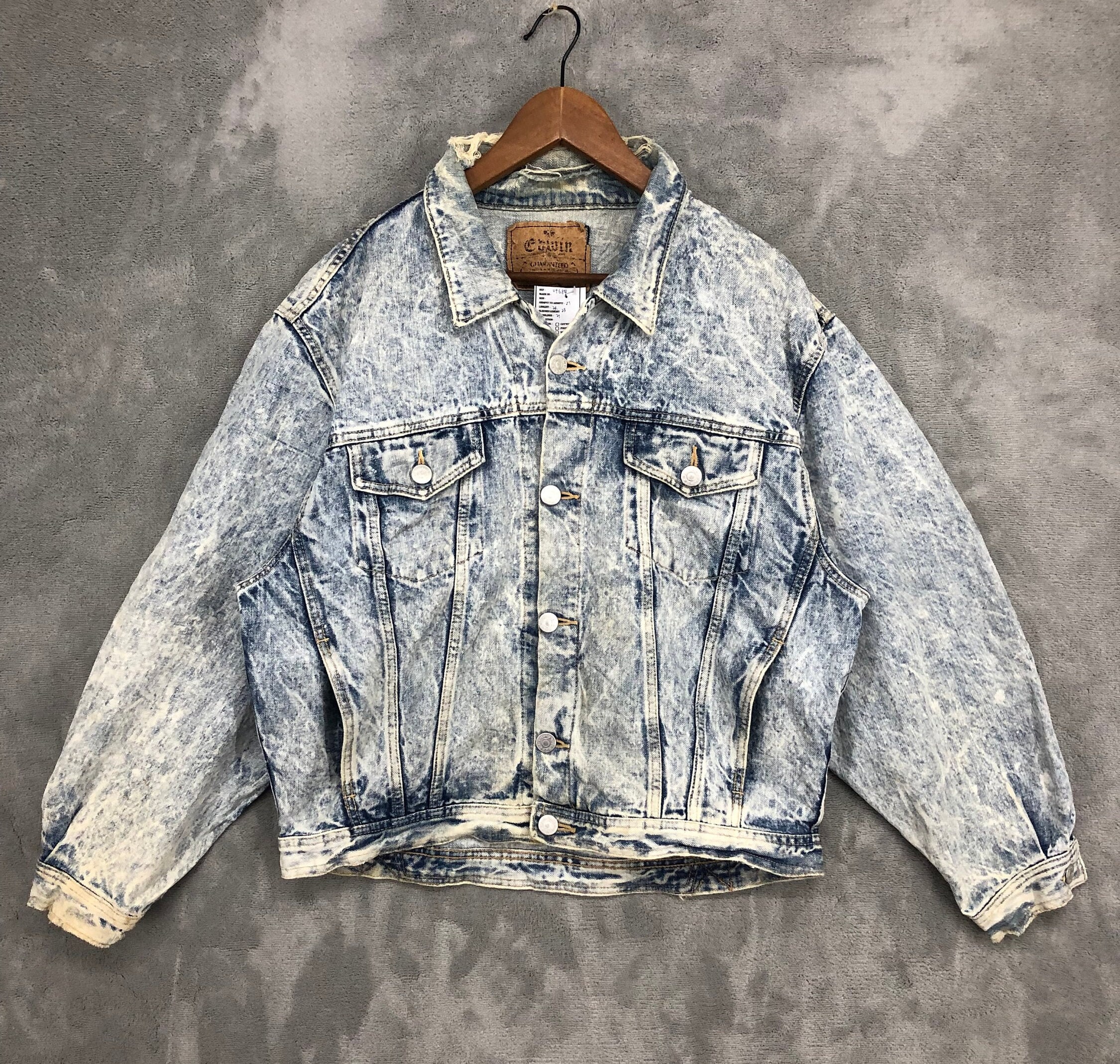 Acid wash hotsell levis jacket