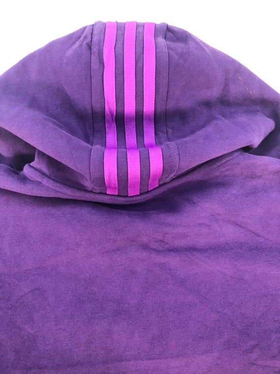 Vintage Adidas Purple  Zipper Hoodie Sweater Mult… - image 7