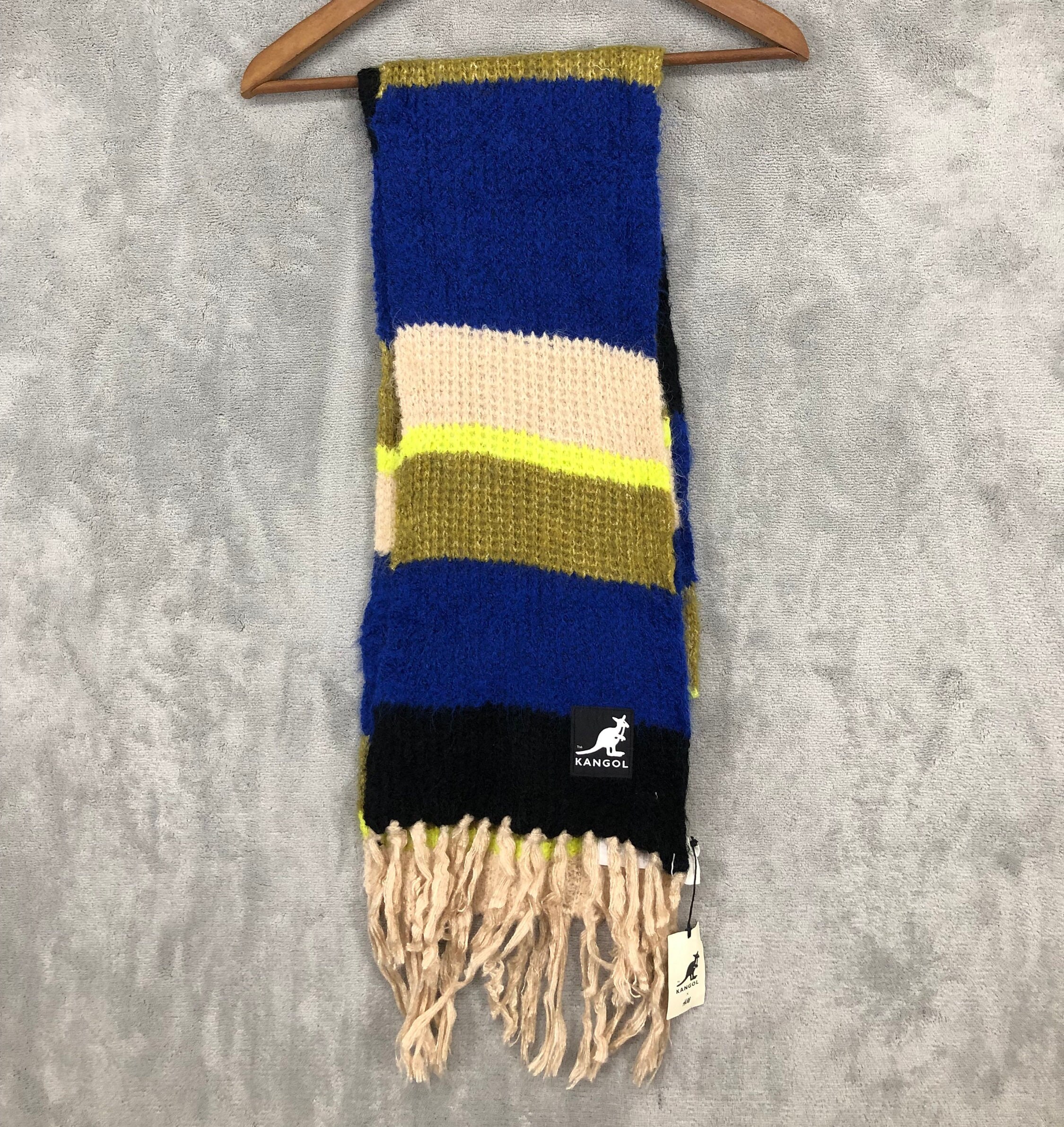 Kangol Multicolor Scarf Muffler Kangol Neck Scarf Streetwear