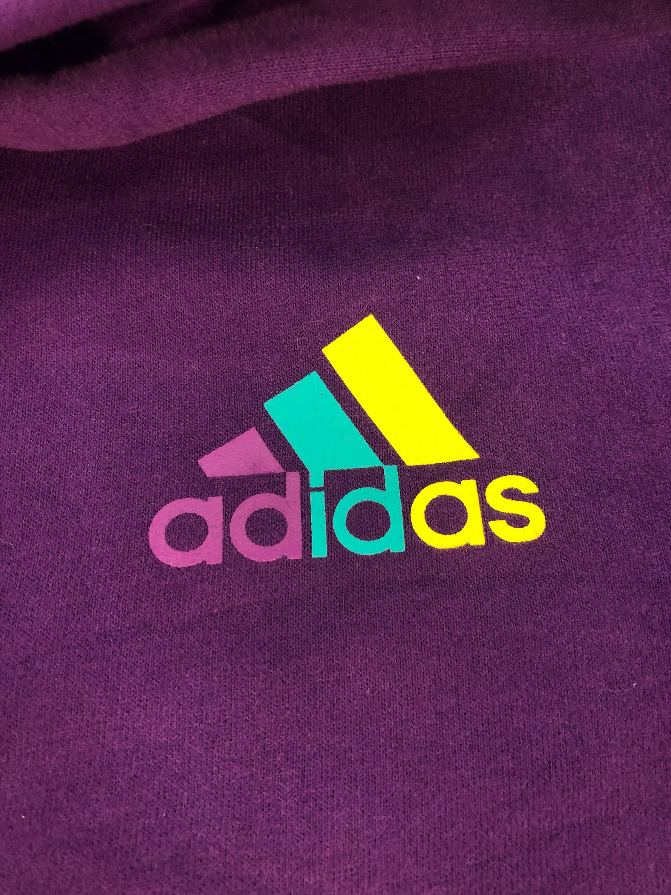 adidas purple logo