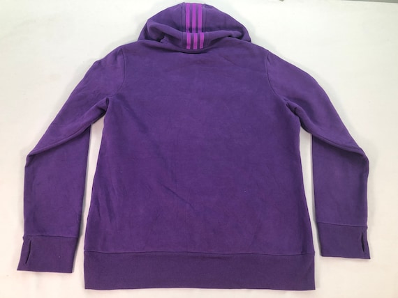Vintage Adidas Purple  Zipper Hoodie Sweater Mult… - image 5