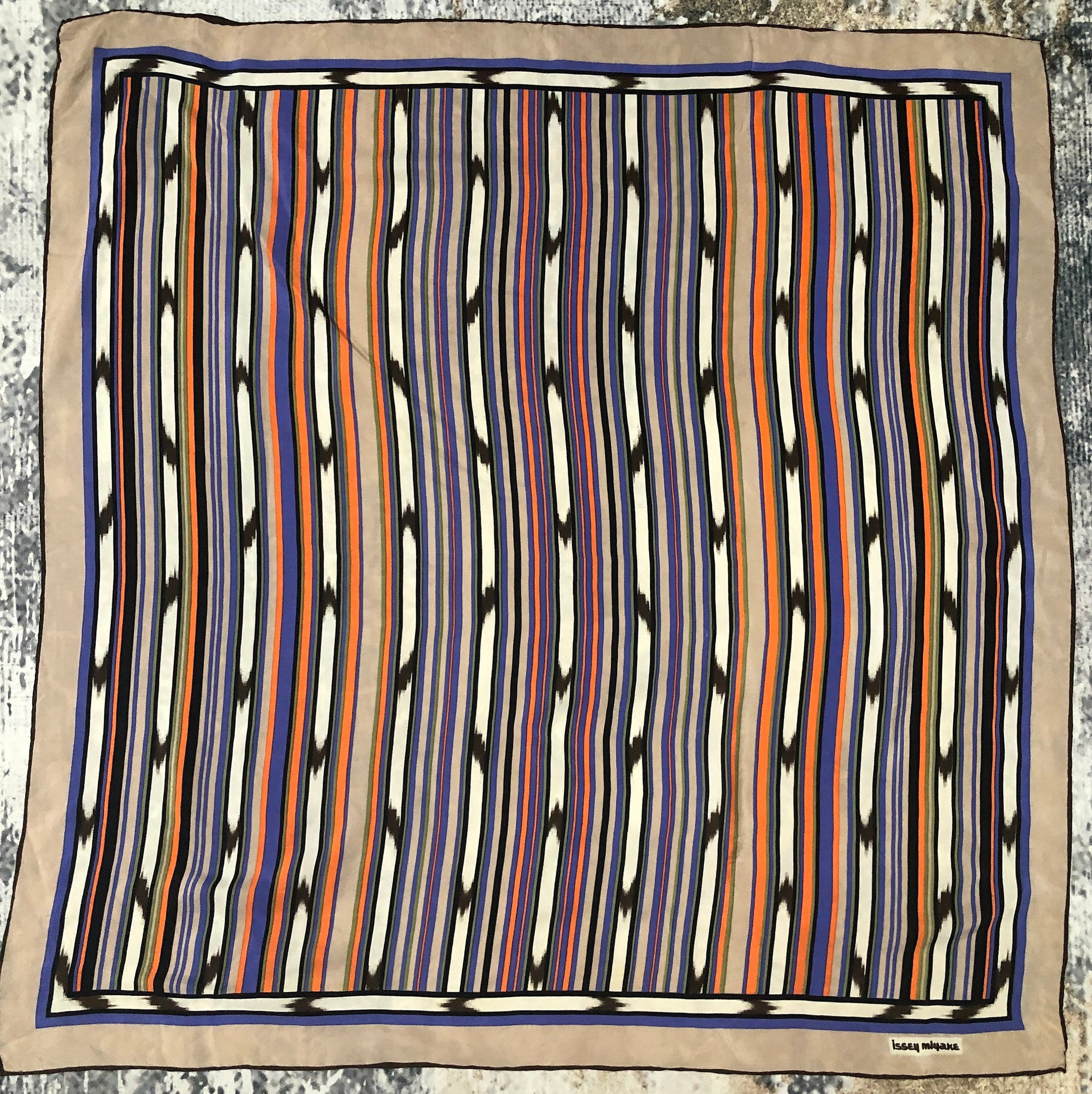 Issey Miyake Vintage Silk Scarf,Silk Shawl,Head Scarf,Women Neck Scarf,Designer Scarves,Japanese Silk ,Luxury Gift Issey Miyake Vintage Silk Scarf,Silk Shawl,Head Scarf,Women Neck Scarf,Designer Scarves,Japanese Silk ,Luxury Gift