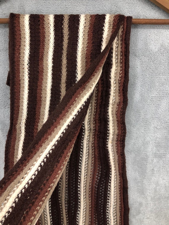 Vintage Comme Ca Ism Striped Scarf Muffler Japane… - image 3