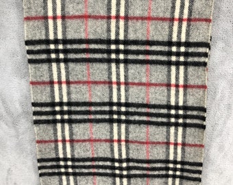 Sciarpa a quadri in lana d'agnello Burberry vintage: scaldacollo