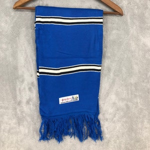Bufanda vintage del Campeonato Mundial de Clubes de la FIFA, bufanda de fútbol, bufanda Toyota, calentador de cuello, bufanda deportiva azul, regalos para hombres y mujeres