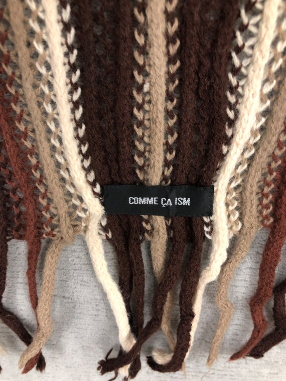 Vintage Comme Ca Ism Striped Scarf Muffler Japane… - image 4