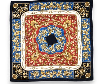 Vintage barokke sjaal omslagdoek hoofddoek uitlaat nek sjaal Foulards authentieke ontwerper sjaals luxe geschenken mannen vrouwen