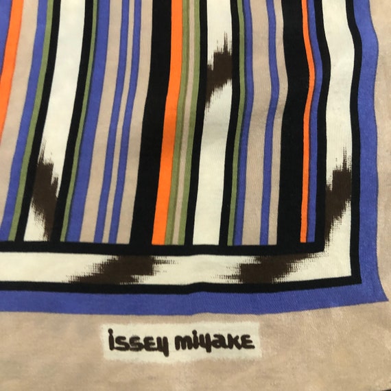 Issey Miyake Vintage Silk Scarf,Silk Shawl,Head S… - image 3