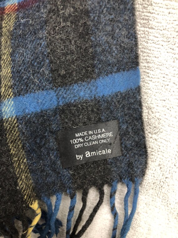 Amicale Cashmere Scarf Muffler Plaid Wool Neck Scarf Neckwear Neck Warmer Winter Scarf Made in Usa Designer Luxury Unisex Etsy Canada