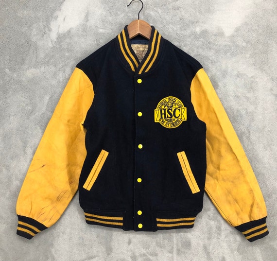 Vintage Harvard Sports Club Varsity Letterman Jacket - Wool
