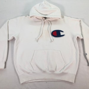 Vintage CHAMPION Logo Women Hoodie, Champion Sweatshirt, Champion Sweater, Sports, Embroidered logo, Women Fit Medium size