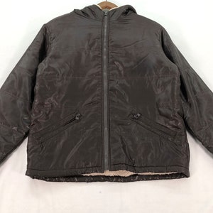 Kurtka puchowa damska Vintage Virgin Voyage Down Puffer Duża Outdoor Moda Narty Góry Snowboard Streetwear Rozmiar L