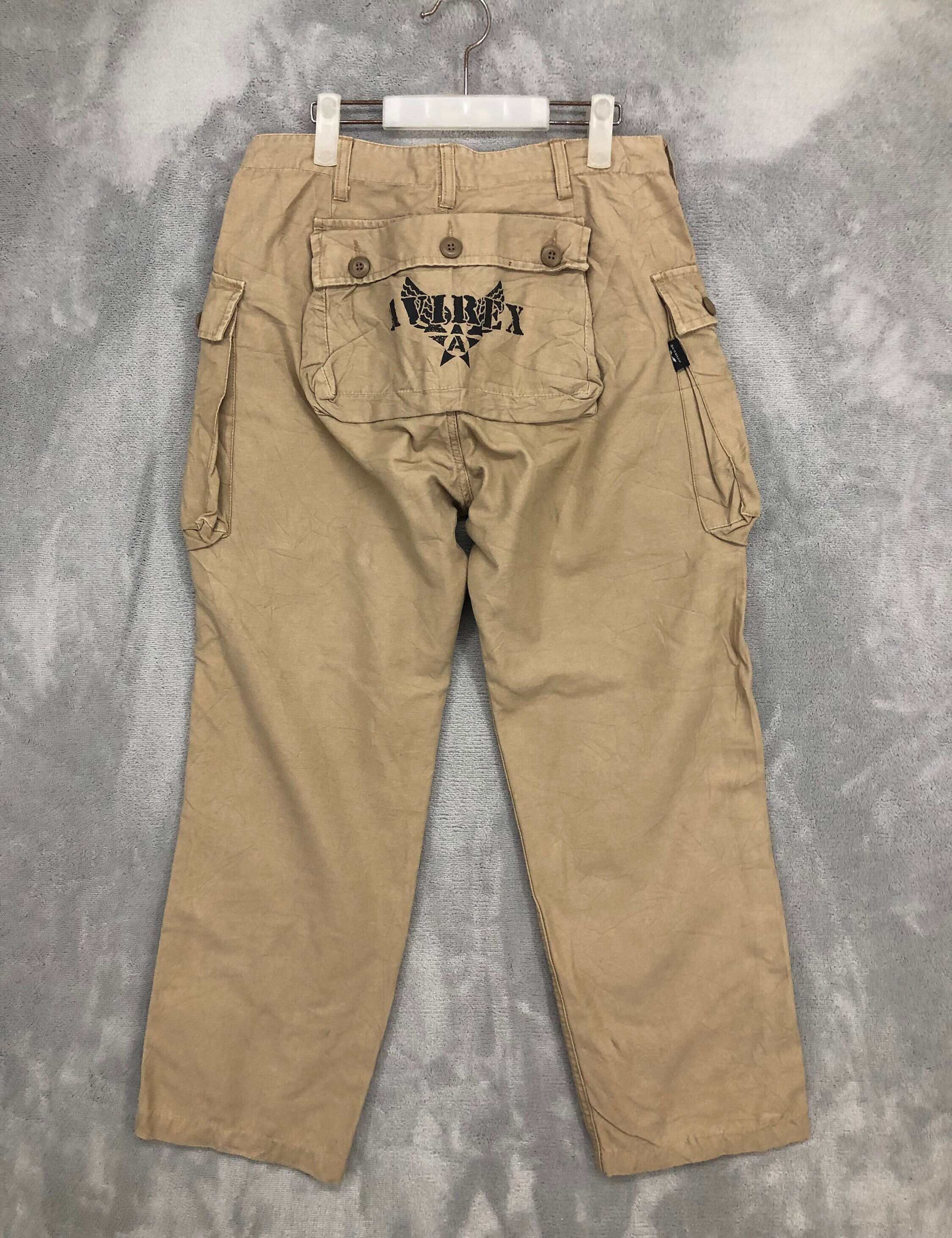 Vintage Avirex Monkey Pants Military Cargo Tactical Army Combat