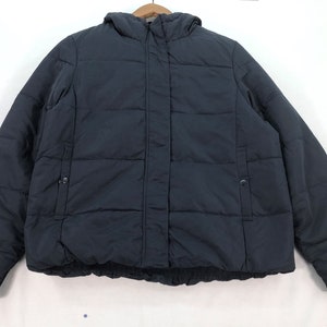 Kurtka damska Vintage Blue Down Puffer Outdoor Fashion Ski Mountain Rozmiar S