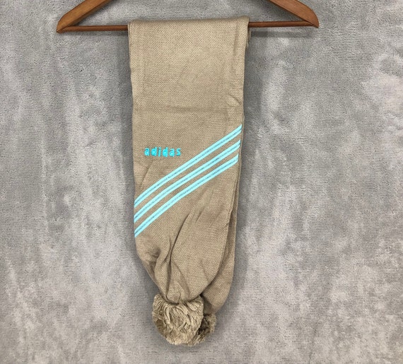 Vintage Adidas Acrylic Scarf: Sports Neck Warmer