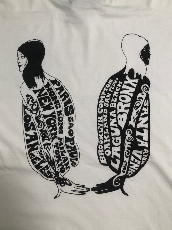 Vintage Stussy Tattoo Girl Art Work Crewneck T Shirt… Gem