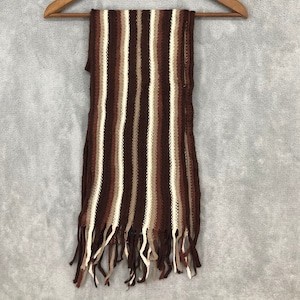 Bufanda de rayas vintage Comme Ca Ism, bufanda de marca japonesa, bufanda para el cuello, calentador de cuello, ropa de calle, informal, para esquí y snowboard, para hombres y mujeres