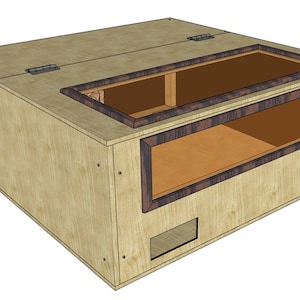 Ventilated box for ortur laser master 2