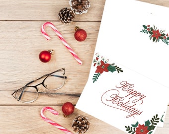 Biglietto d'auguri per le vacanze della Stella di Natale