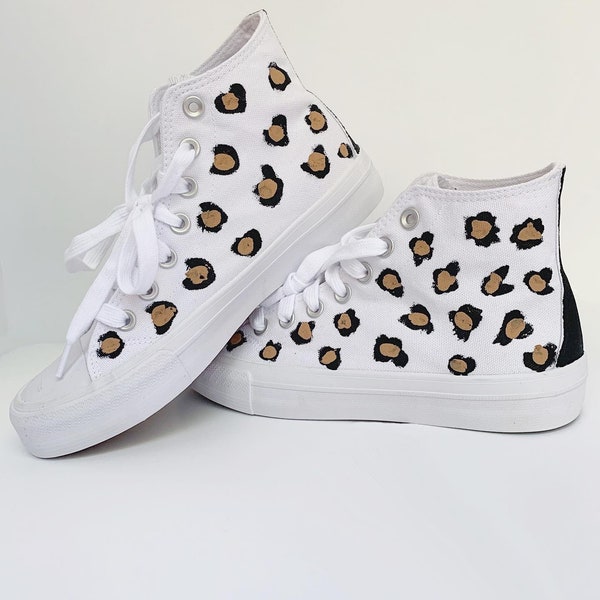 leopard print athletic shoes