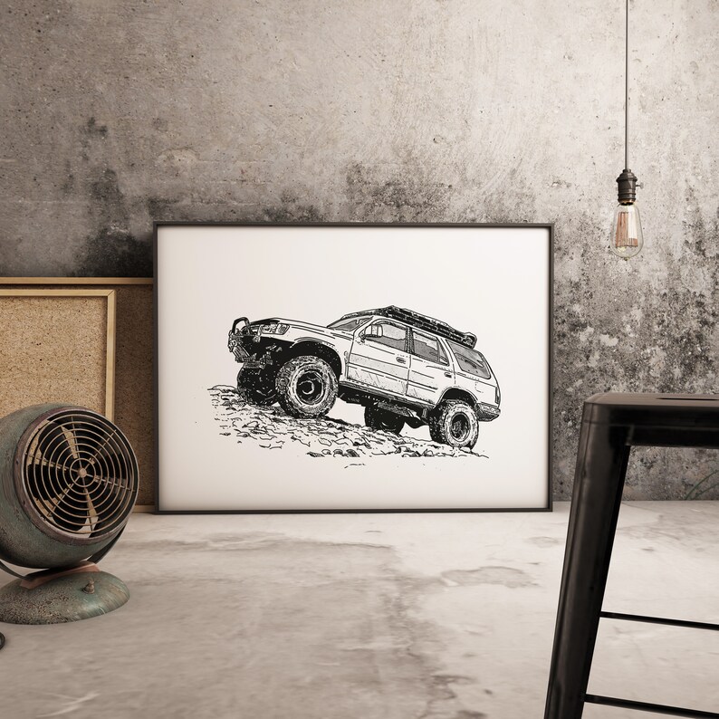 Toyota 4runner TRD, 4 Runner, 4R, 3rd Gen, Gifts for Him, Fathers Day