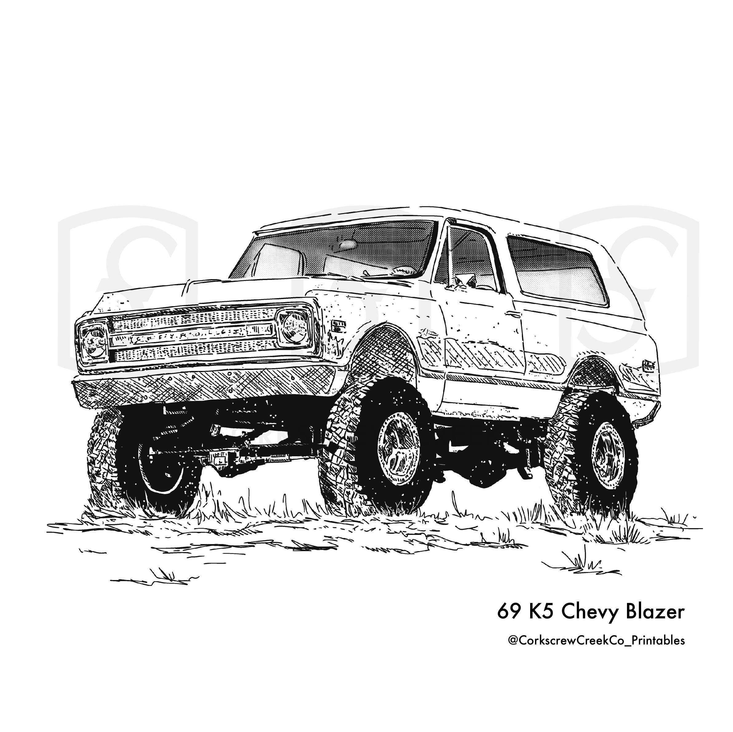 Chevy Blazer Sign 