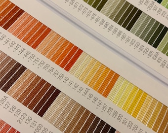 Cosmo Floss Color Chart - Etsy Canada