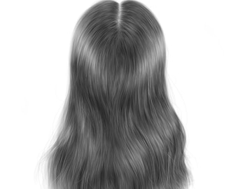 Long Hair Drawing - Etsy Australia Long Hair Drawing - Etsy Australia