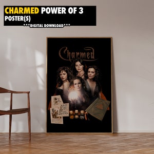 Charmed Power of 3 Poster digitale / Download immediato / Arredamento per la casa / Stampa digitale / Regalo per lui e lei / Download digitale