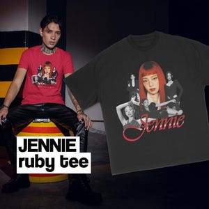 ジェニ jennie ruby experience tシャツ M tee（Jennie Kim Tee